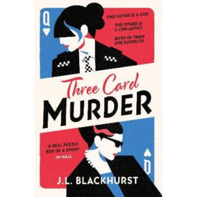 Paperback Three Card Murder - J.L. Blackhurst