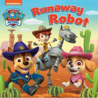 ASDA PAW PATROL RUNAWAY ROBOT BOARD BOOK - Paw Patrol