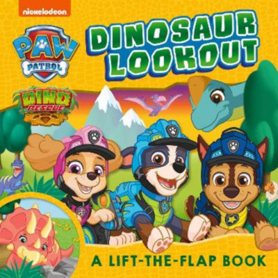 Kids PAW Patrol Dinosaur Lookout Lift-the-Flap Book - Paw Patrol