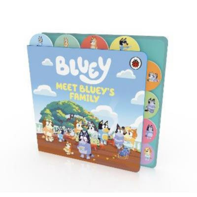 Kids Bluey: Meet Bluey's Family: Tabbed Board