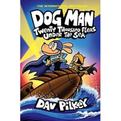 Kids Dog Man 11: Twenty Thousand Fleas Under the Sea (PB) - Dav Pilkey