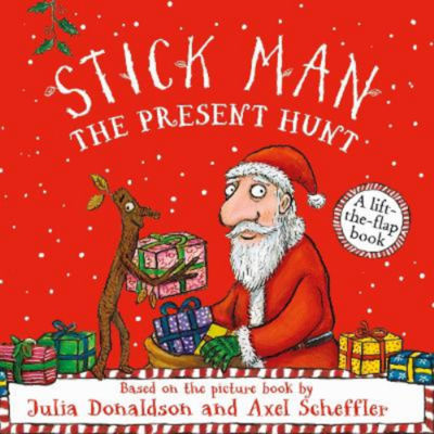 ASDA Stick Man - The Present Hunt: A lift-the-flap adventure - Julia Donaldson