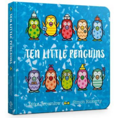 ASDA Ten Little Penguins Board Book - Mike Brownlow