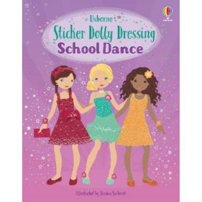 Kids Sticker Dolly Dressing School Dance - Fiona Watt