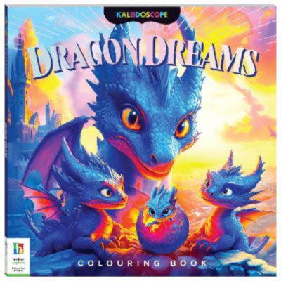 Kids Dragon Dreams - Art Maker Square Colouring Books 4