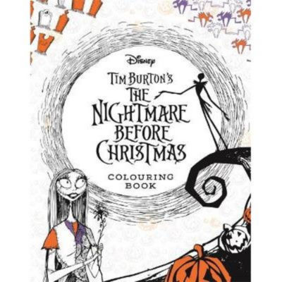 Paperback Disney Tim Burton's The Nightmare Before Christmas Colouring Book - Walt Disney Company Ltd.