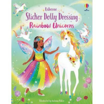 ASDA Sticker Dolly Dressing Rainbow Unicorns - Fiona Watt