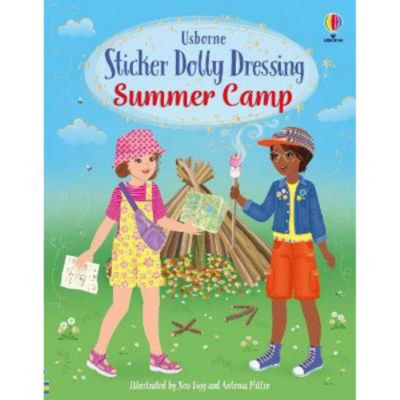 Kids Sticker Dolly Dressing Summer Camp - Fiona Watt
