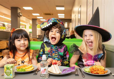 NO TRICKS, JUST TREATS! Kids eat free this Halloween when they come in ...