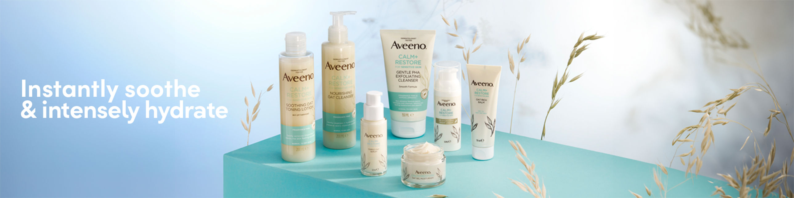 Instantly soothe & intensely hydrate