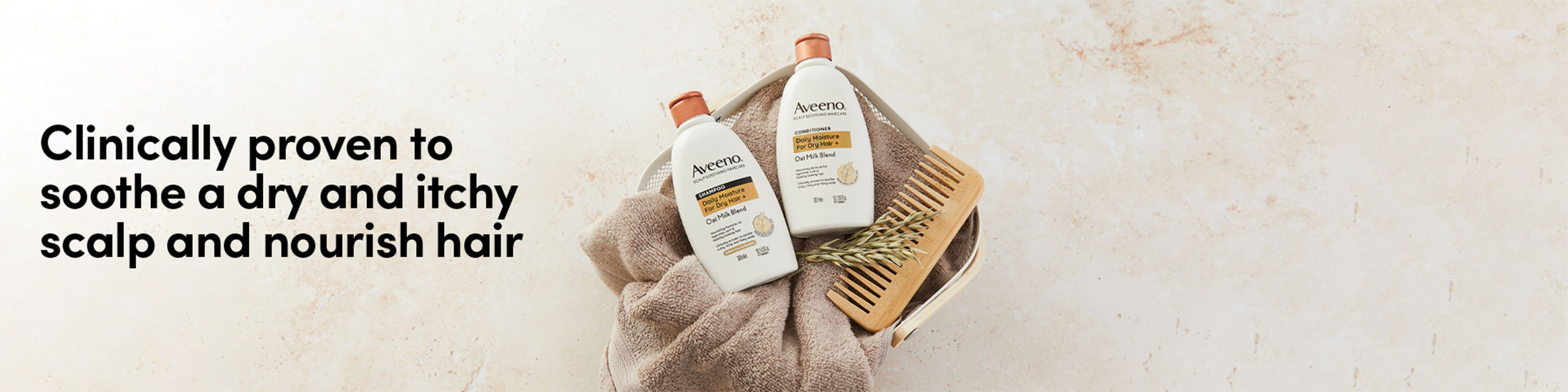 Clinically proven to soothe a dry and itchy scalp and nourish hair