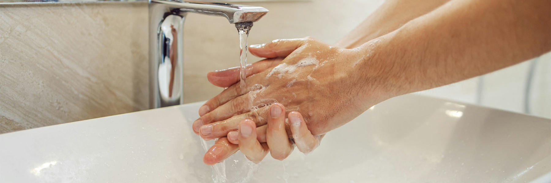 Washing hands