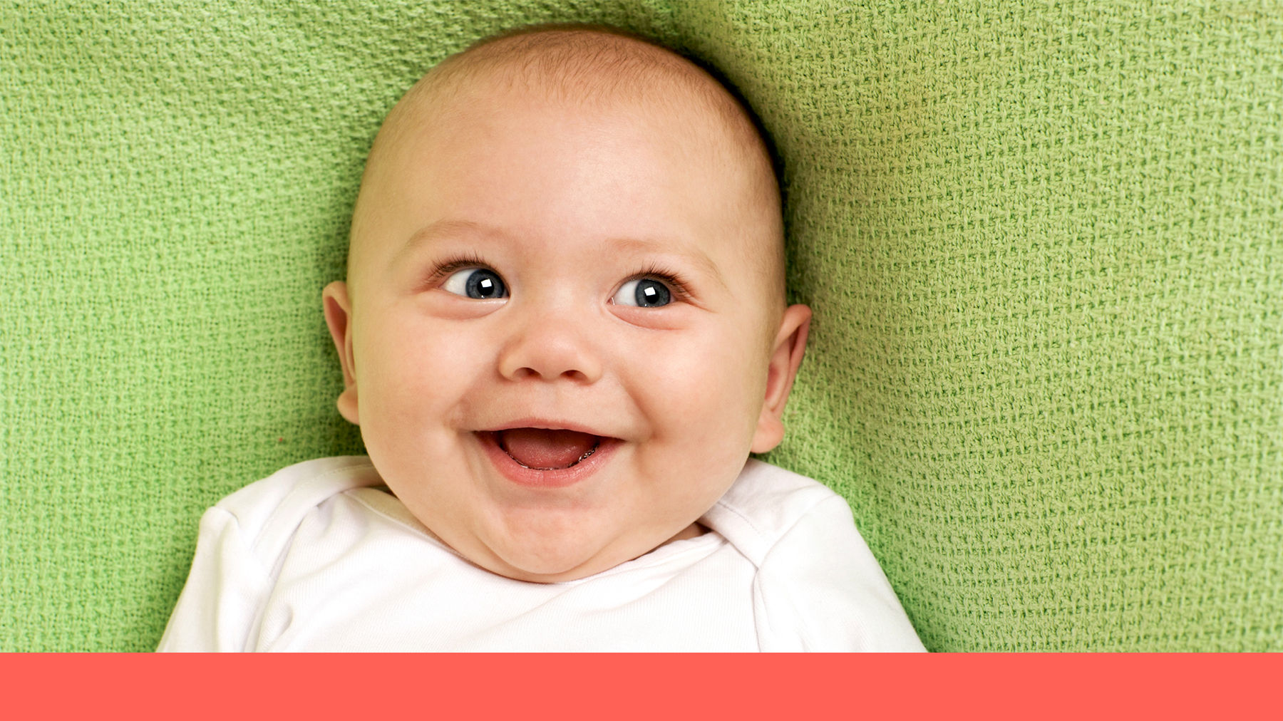 Baby smiling