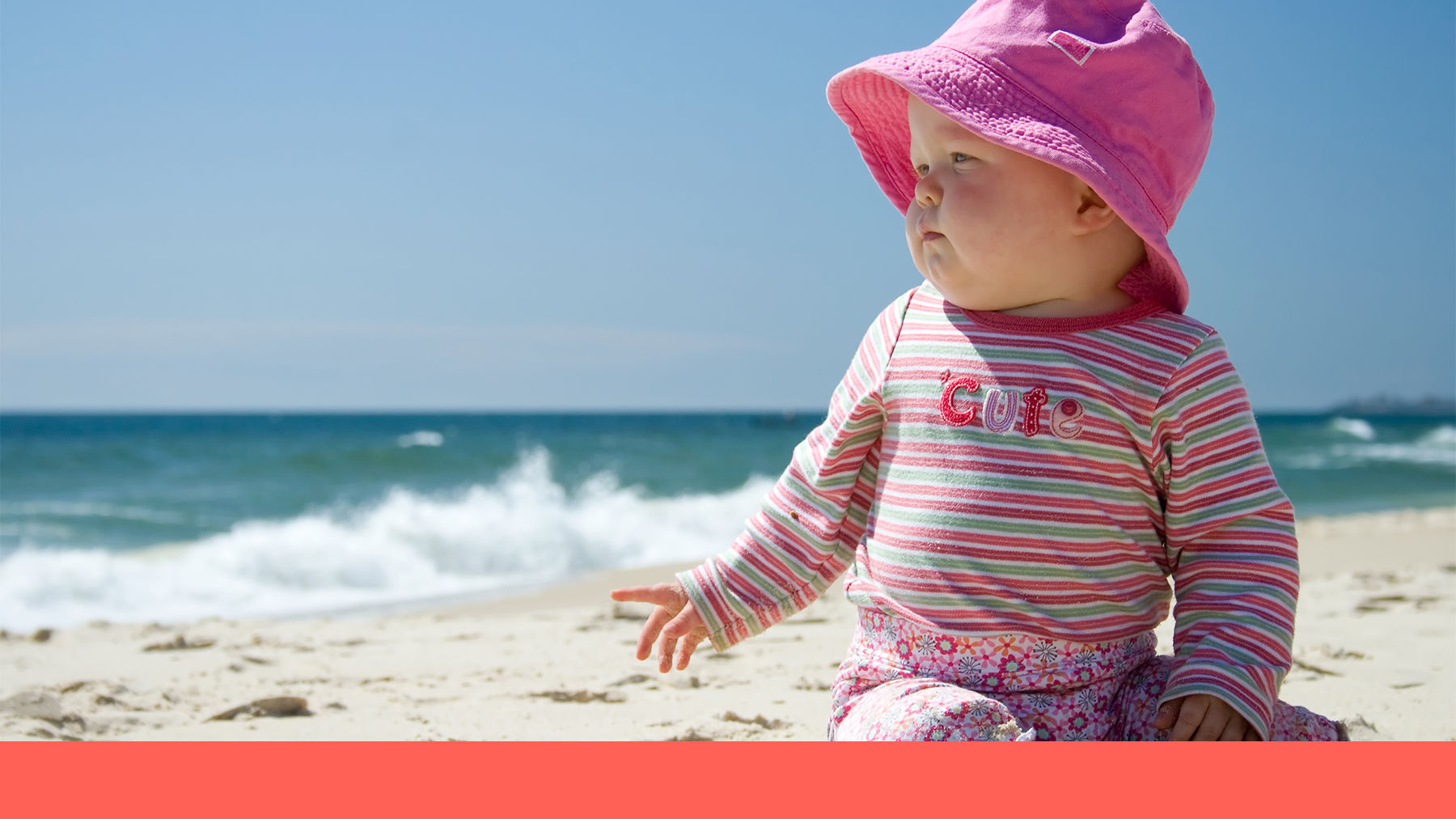 Baby on a beach