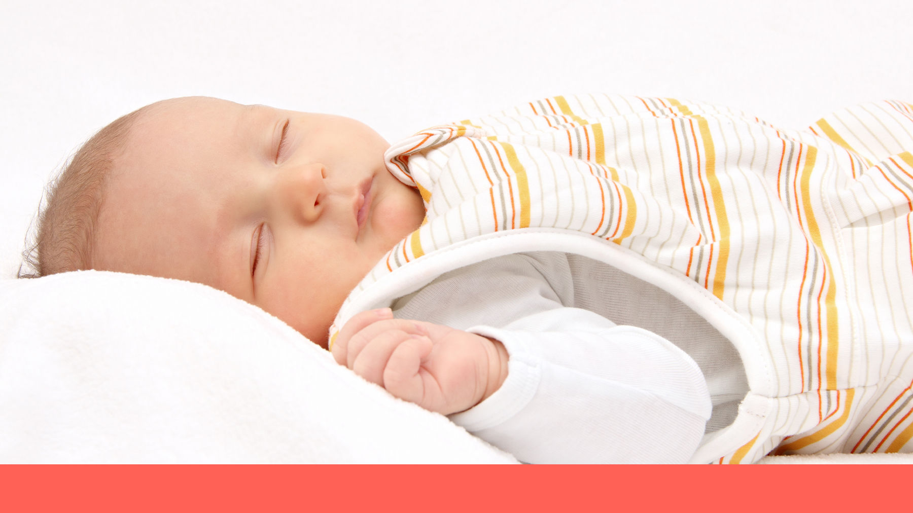 Baby sleeping in sleeping bag