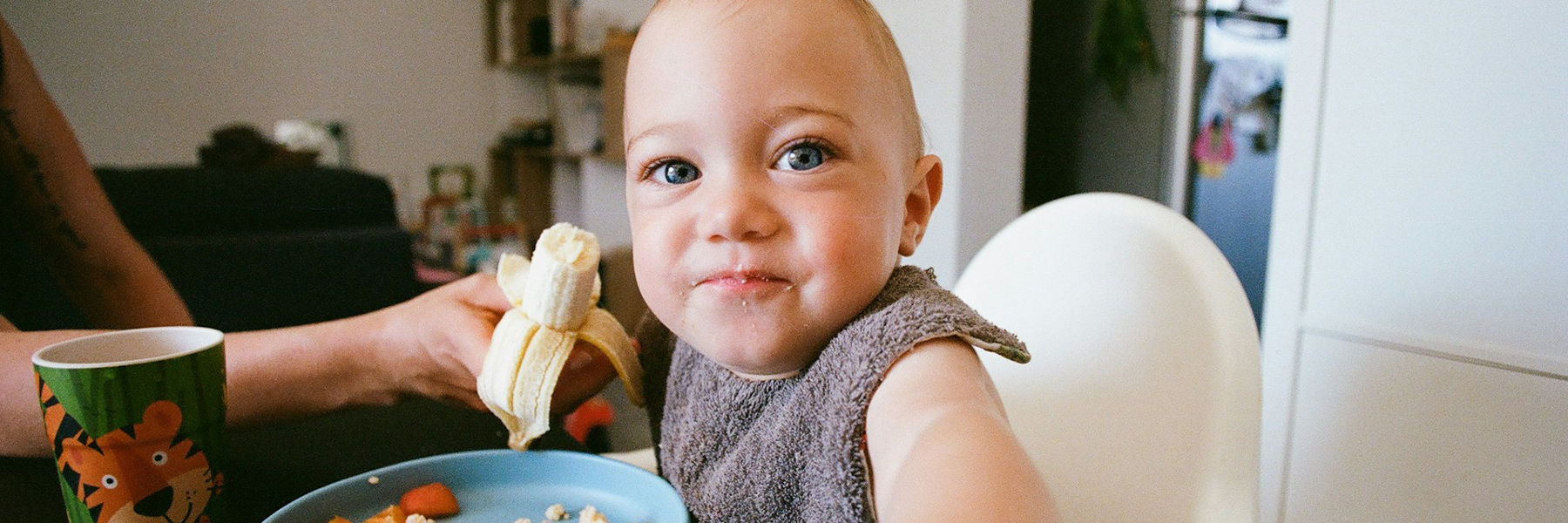 Portion Sizes, Baby In High Chair