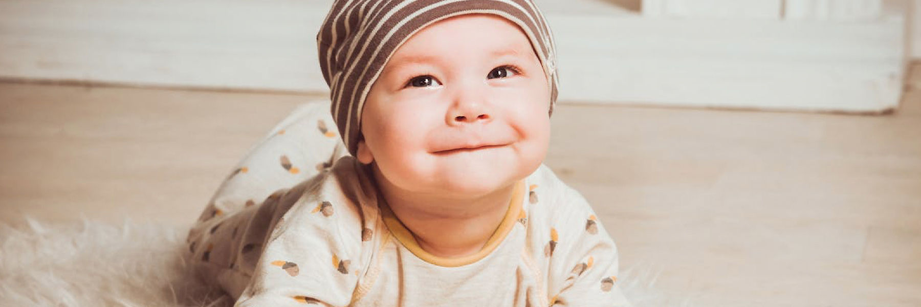 Baby crawling