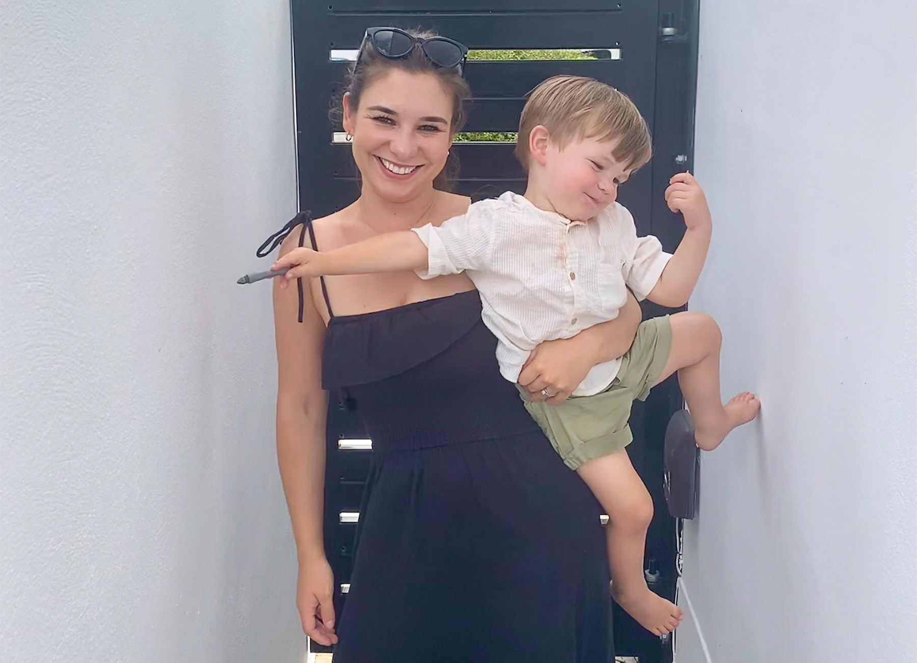 Toddler Veggies, Writer Amber Voller and her son Harry, 3