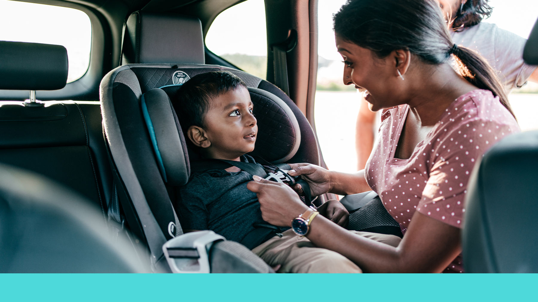 Toddler in a car seat
