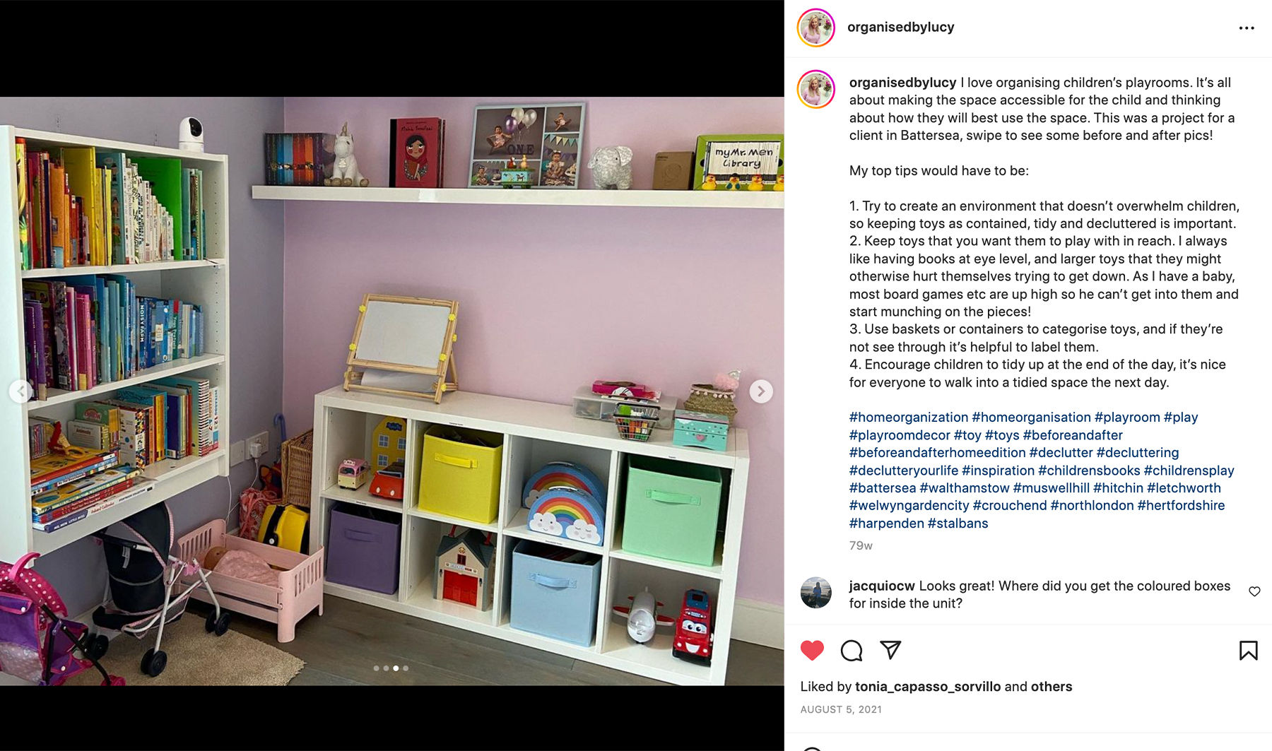 Teach Your Toddler To Tidy Up, organisedbylucy