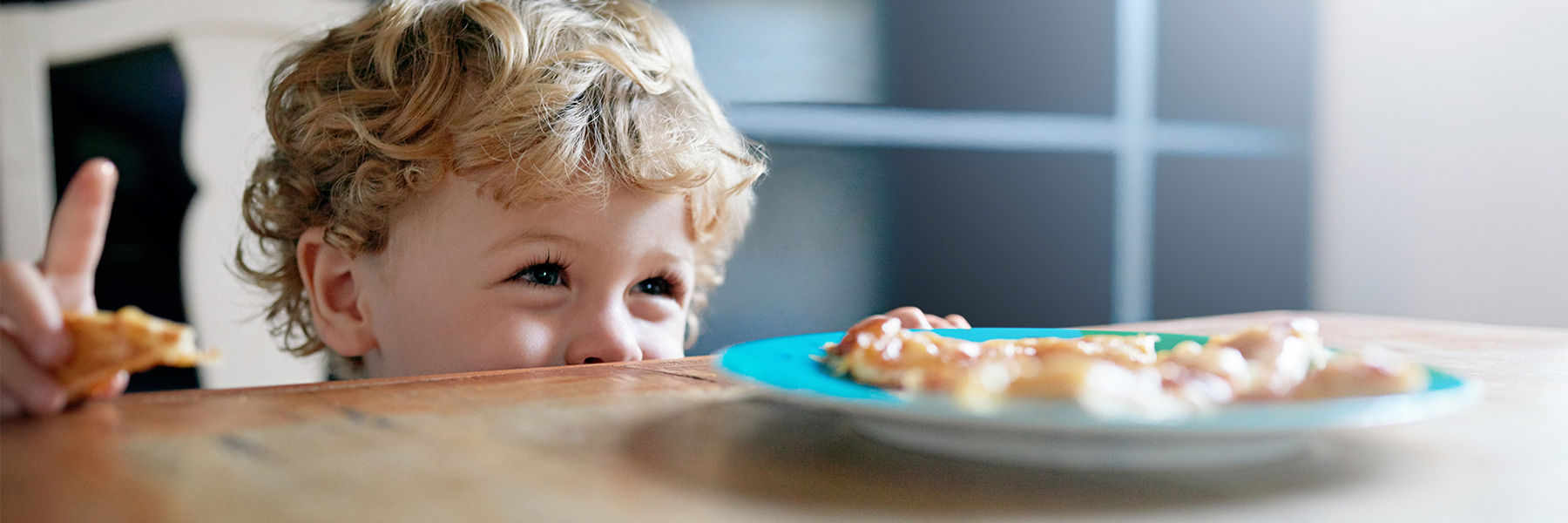 Toddler eating