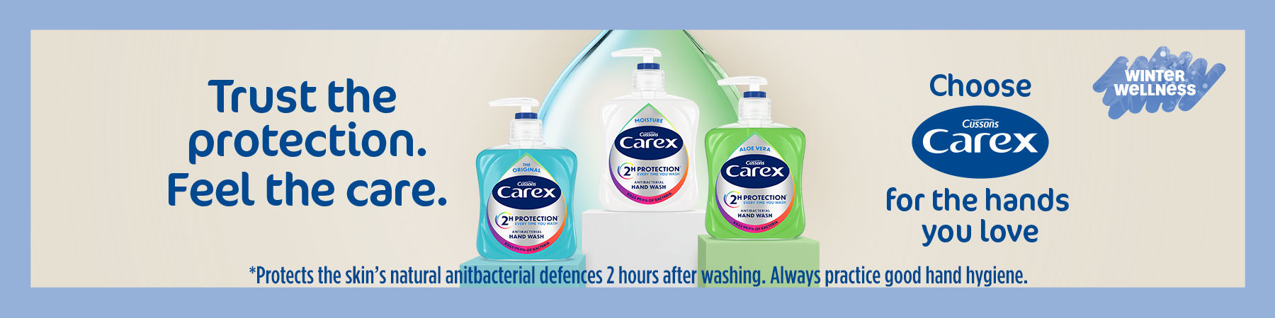 Carex - Trust the protection. Feel the care 