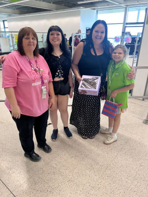 Birthday treat for 12-year-old Hope Vere at Asda Chaucer Road in Sheffield