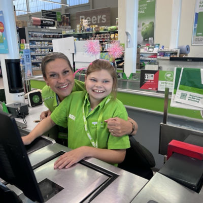 Birthday treat for Hope Vere at Asda Chaucer Road in Sheffield