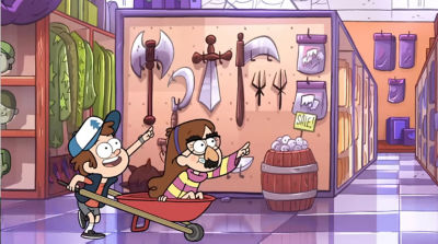 Summerween scene from Gravity Falls on YouTube