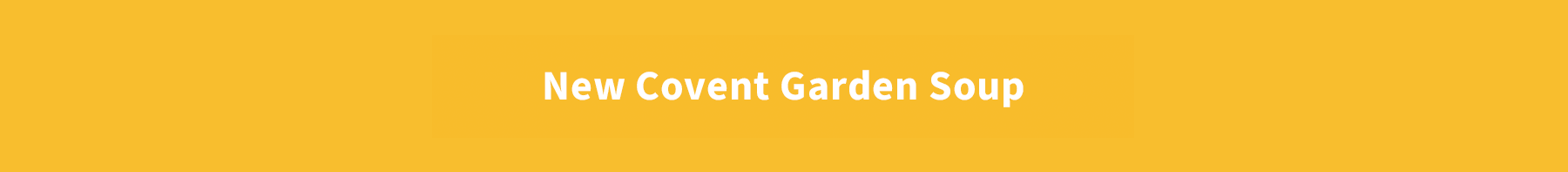 New Covent Garden Soup