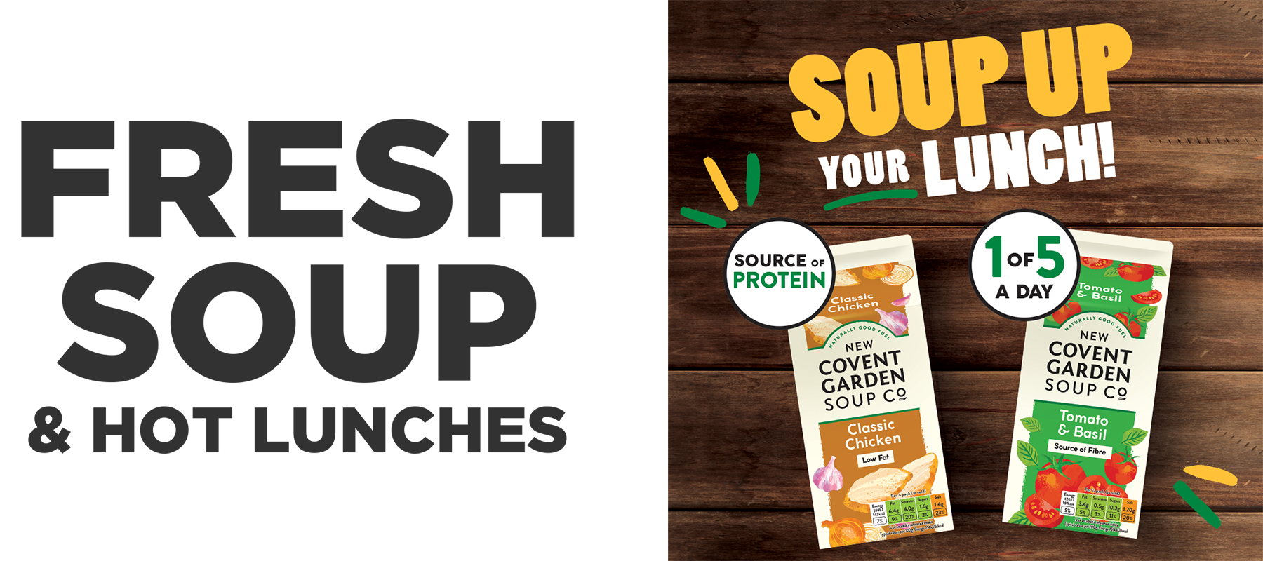 Fresh Soup & Hot Lunches - Soup Up Your Lunch - Covent Garden Soup