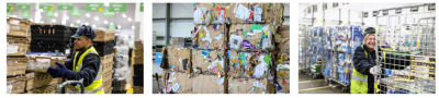 An image showing colleagues loading boxes.