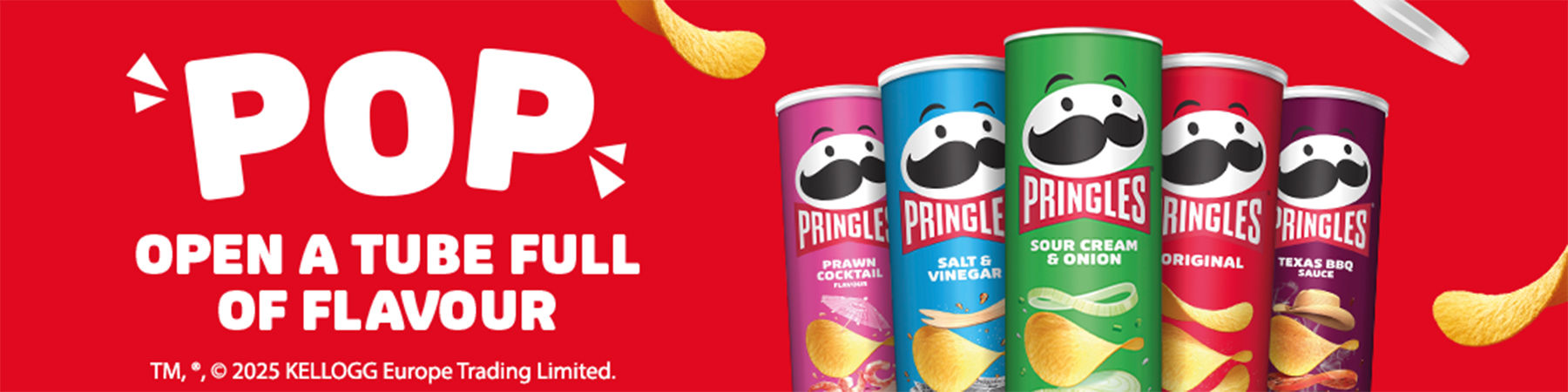 Pringles - Pop open a tube full of flavour