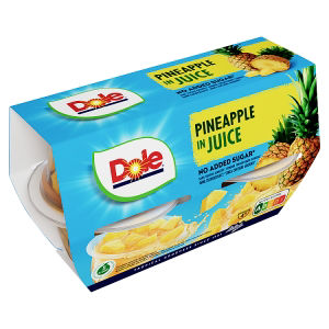 Dole Pineapple in Juice 4 x 113g (452g)