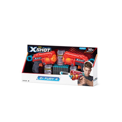 X Shot Excel Double Fury 4 Blaster Combo Pack - ASDA Groceries