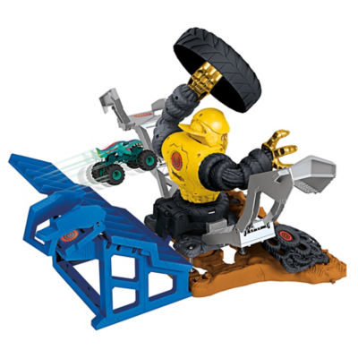 Hot Wheels Mega-Wrex vs. Crushzilla Takedown™ Playset