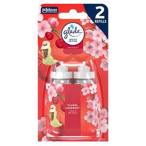 Glade Sense & Spray Air Freshener Twin Refill Floral Cherries 2x18ml