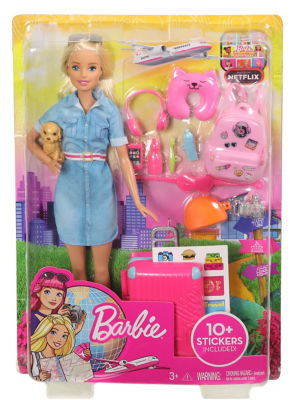 Barbie Travel Theme Doll And Accessories (3+ Years)
