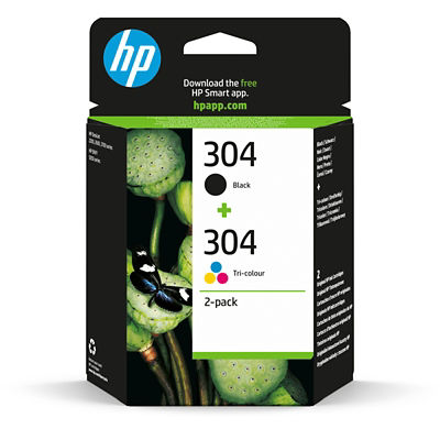 Hp Combo Original 304 Tri-Colour & Black Ink Cartridges - Twin Pack, Black & Tri-Colour - Image 5