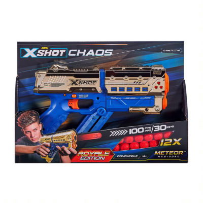 Zuru X- Shot Chaos Royale Edition Meteor Round Blaster (12 Rounds)