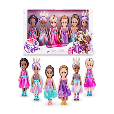 Sparkle Girlz 6 Pack Princess Dolls by ZURU