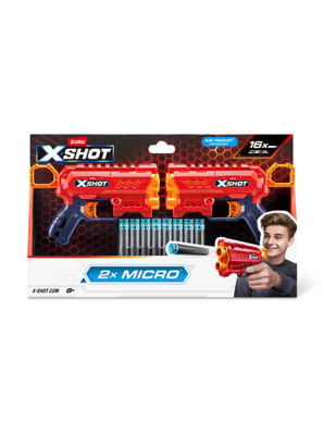 ASDA Excel Micro 2.0 Twin Pack Blaster (16 Darts) by ZURU