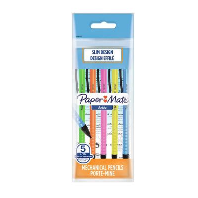 Papmermate Mechanical Pencils Assorted Colours Pack Of 5, none