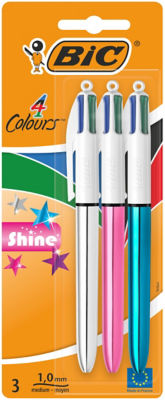 BIC 4 Colours Shine Medium