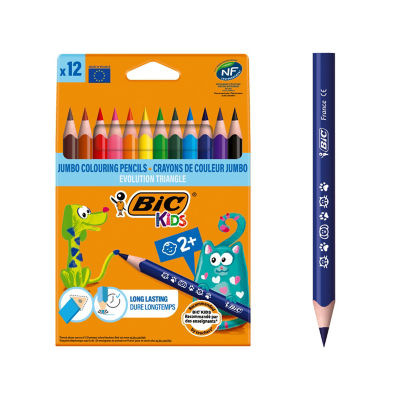 Bic Kids Kids Ecolutions Triangle Colouring Pencils 12 Pack