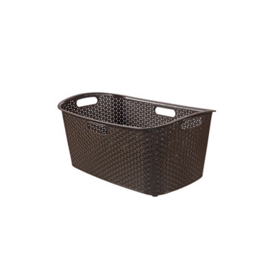 CURVER My Style Laundry Resin Storage Basket Dark Grey 47 Litre