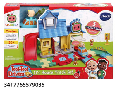 COCOMELON Toot-Toot Drivers JJ's House Track Set (18 Months +)