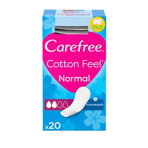 Carefree Cotton Fresh Scent Pantyliners 20 pack