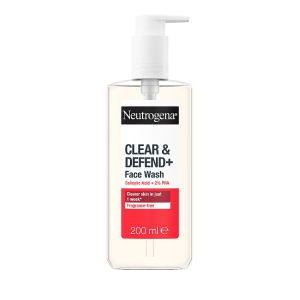 Neutrogena Clear & Defend+ Face Wash for Spot-Prone Skin (1x 200ml)