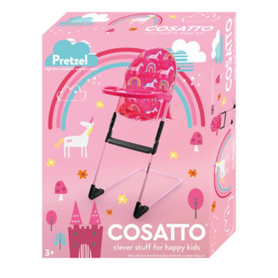 Cosatto Dolls High Chair - Unicorn Rainbow Stars - ASDA Groceries